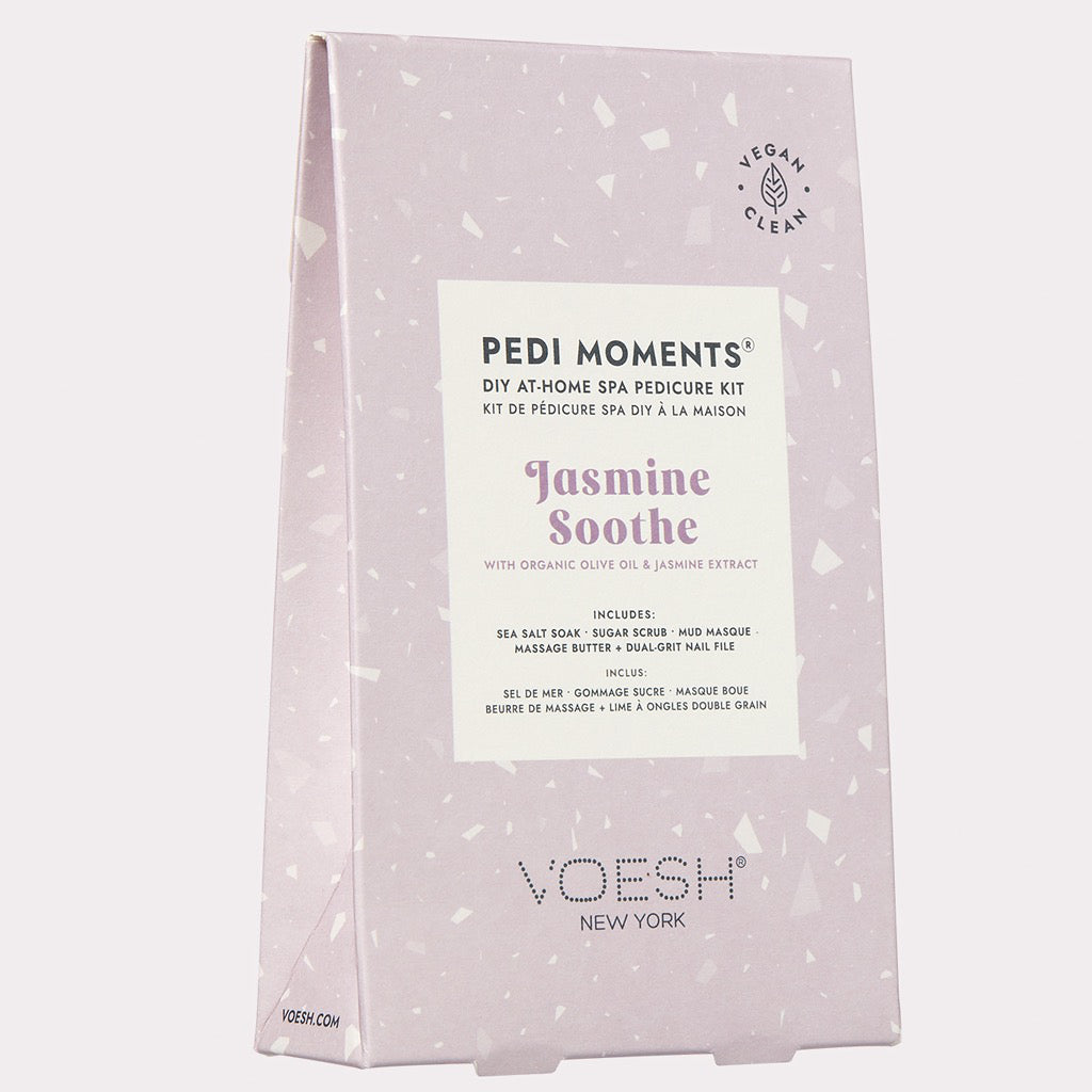 Pedi Moments Jasmine Soothe packaging.