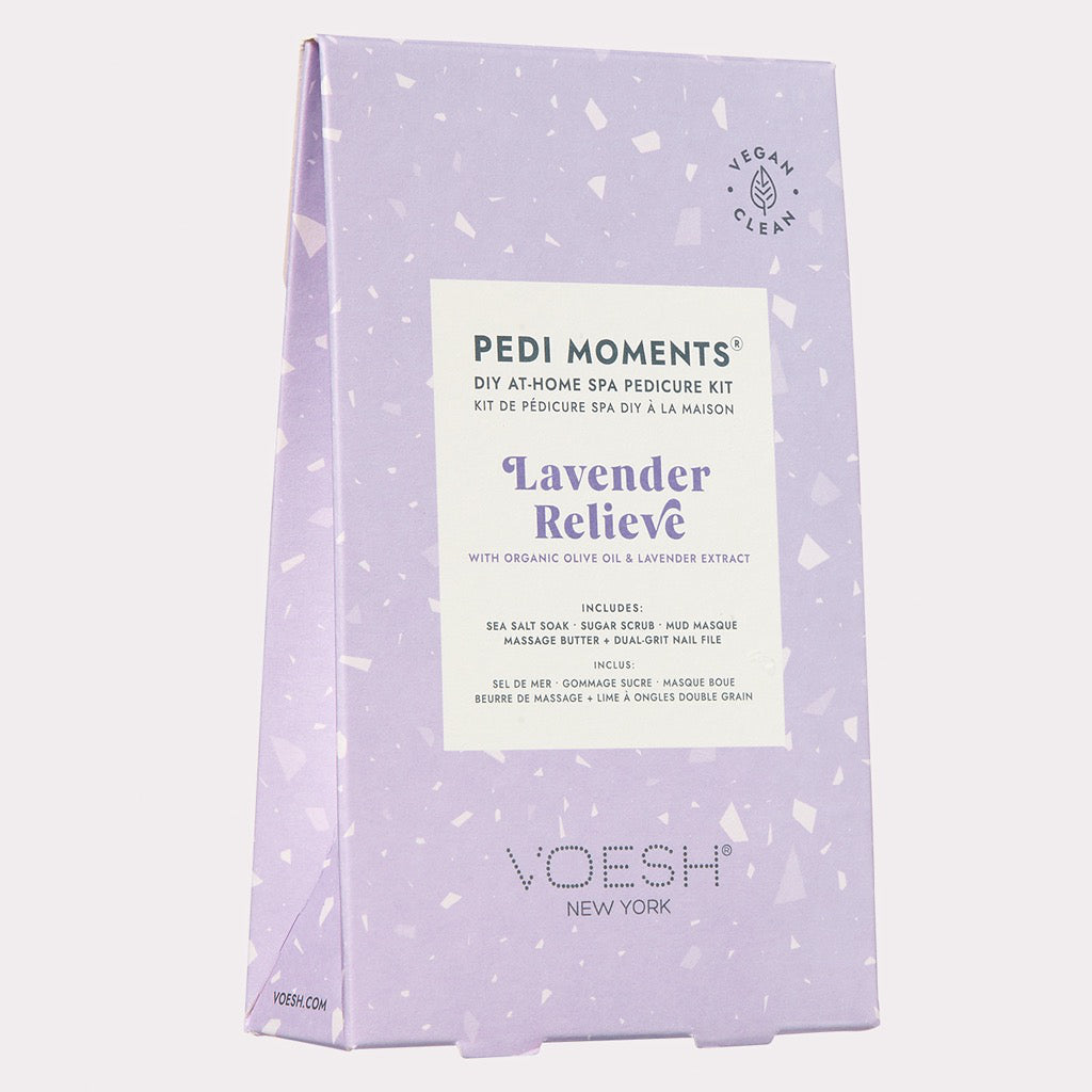 Pedi Moments Lavender Relieve packaging.