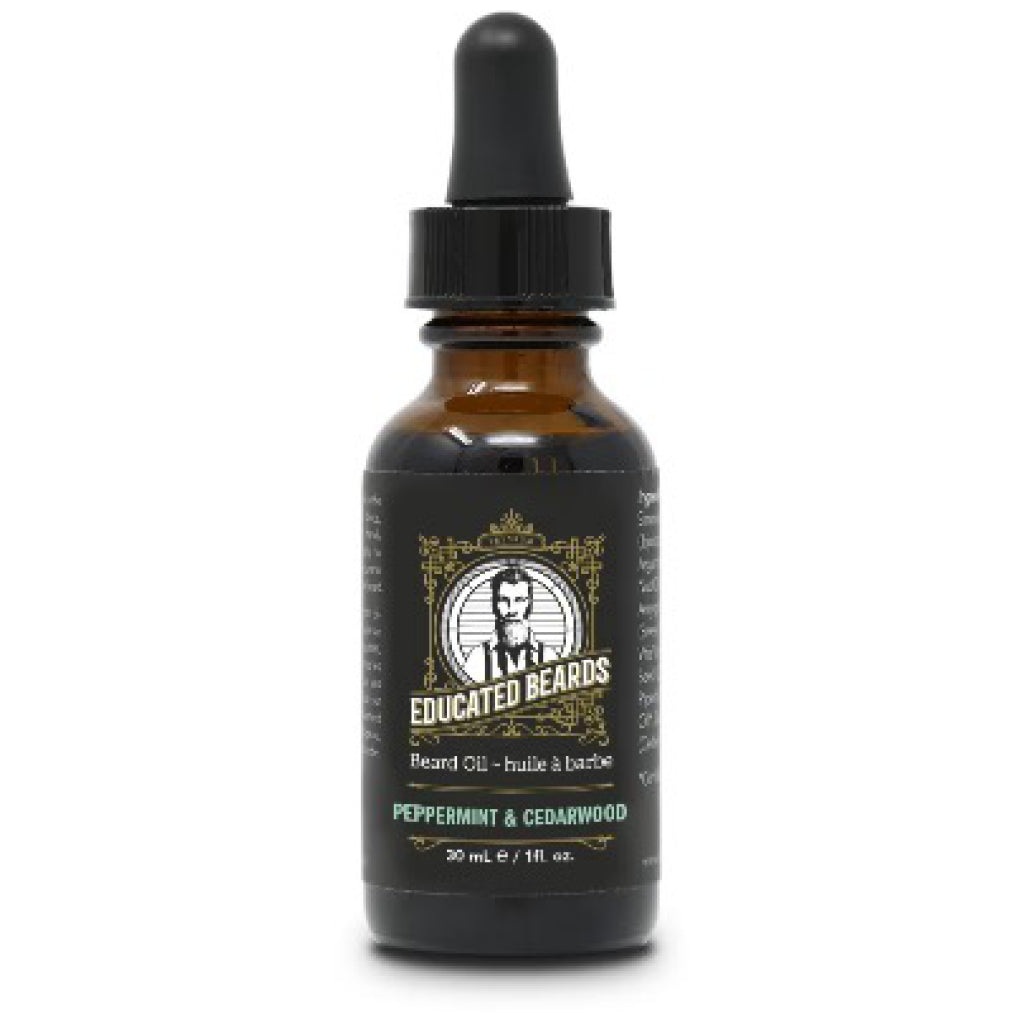 Peppermint Cedarwood Beard Oil.