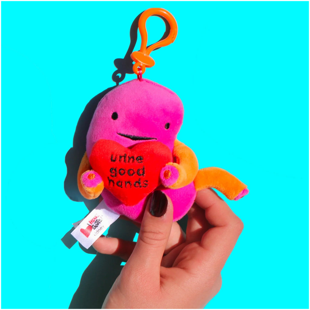Person holding Kidney Bag Charm.