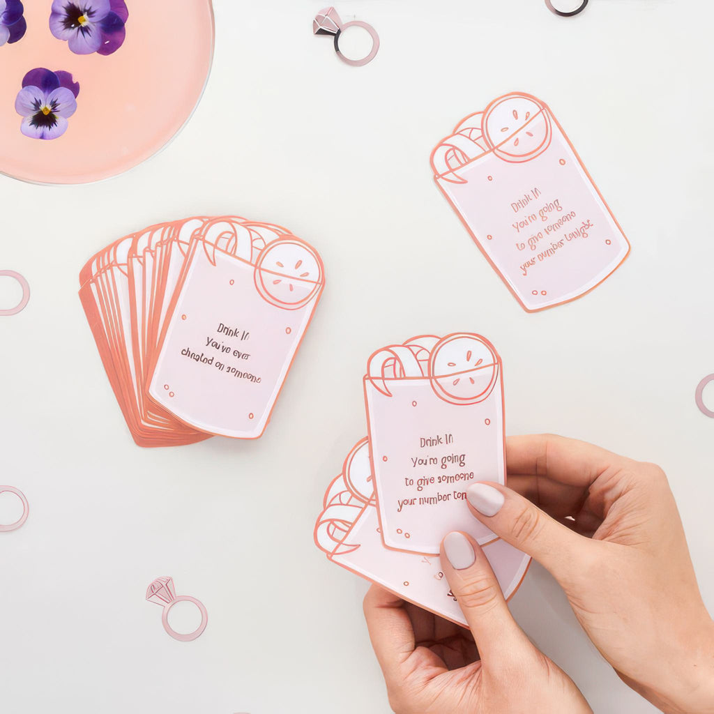 Person using Drink If Card Game.