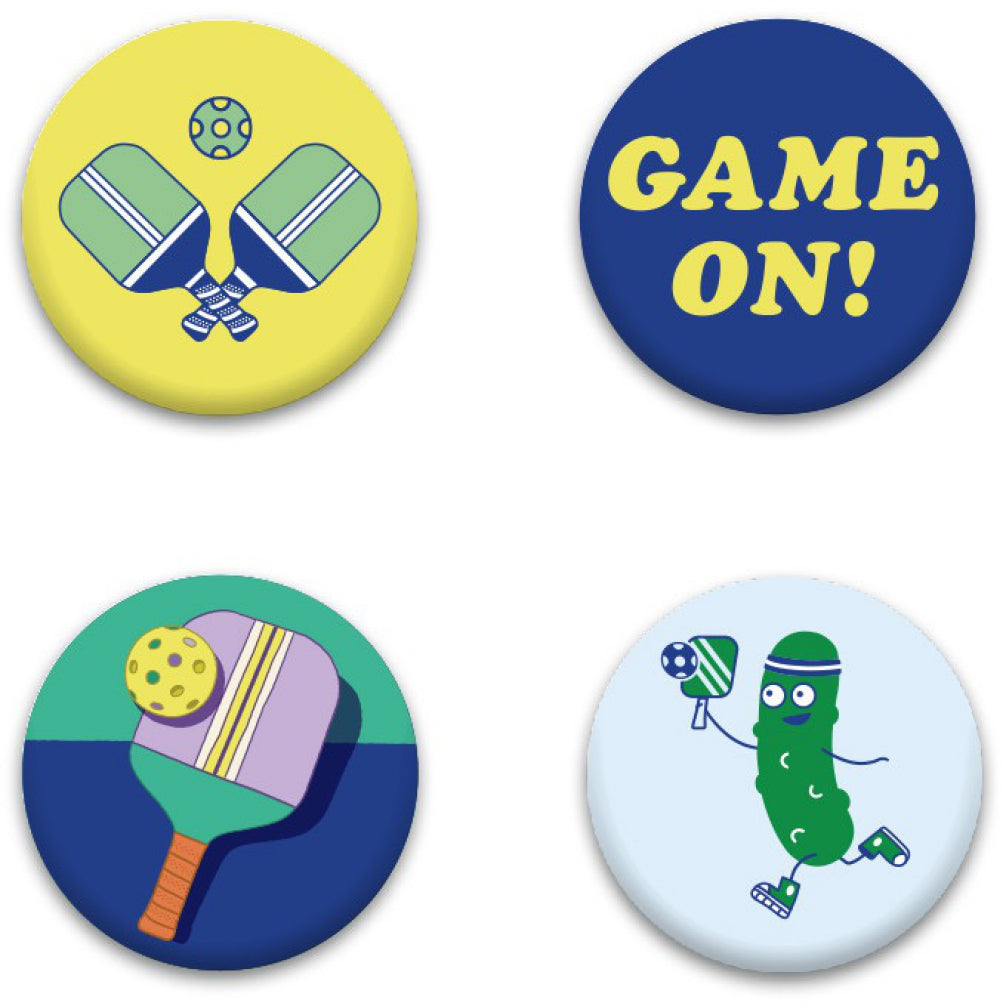 Pickleball Magnet Set.