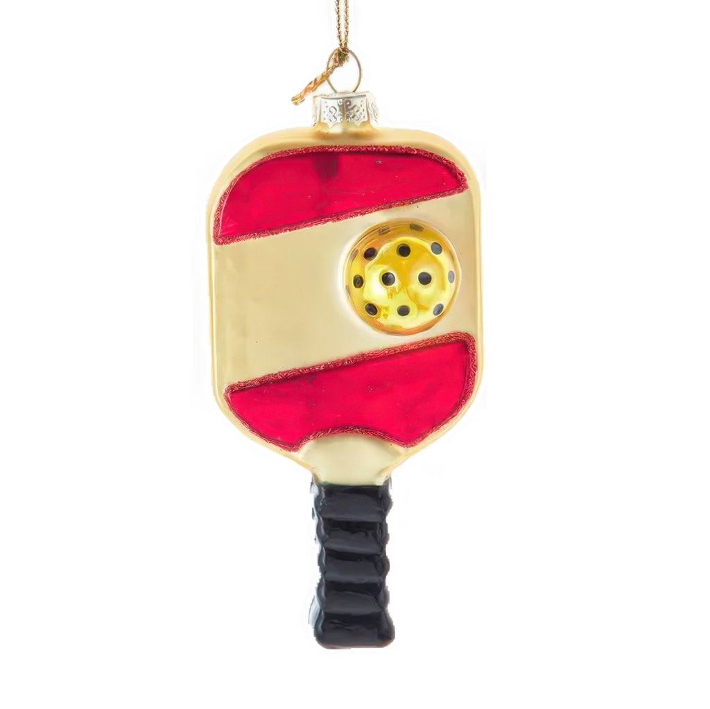 Pickleball Ornament red.