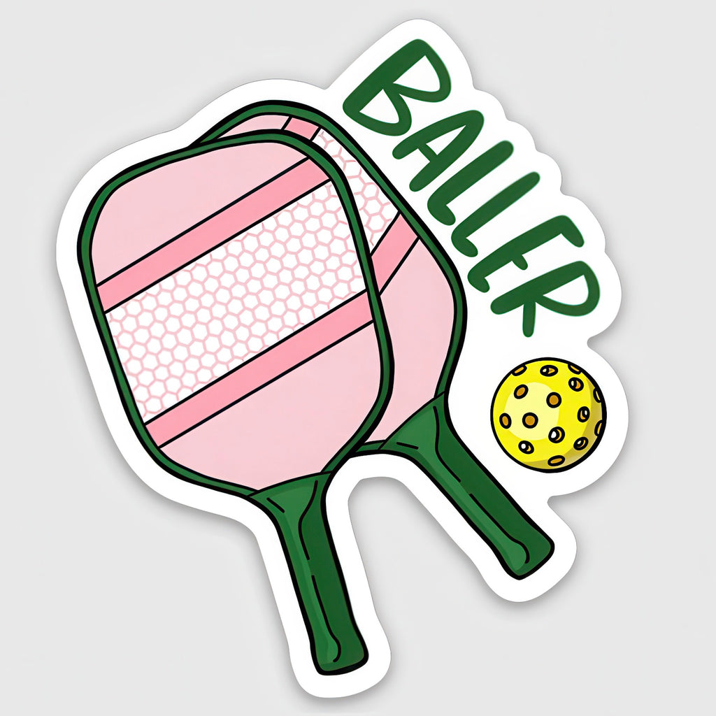Pickleball Sticker .