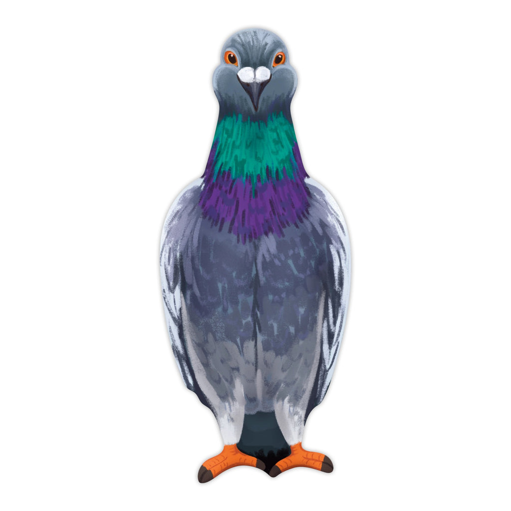 Pigeon Die-Cut Bookmark.