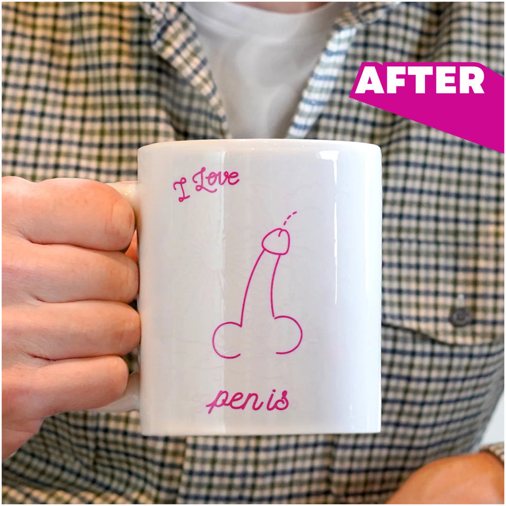 Pigpen Island Rude Heat Change Mug - after.