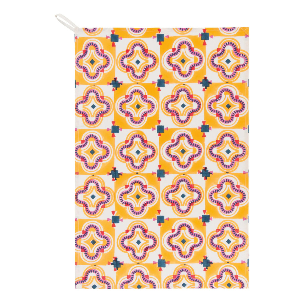 Pilipala Block Print Dishtowel.