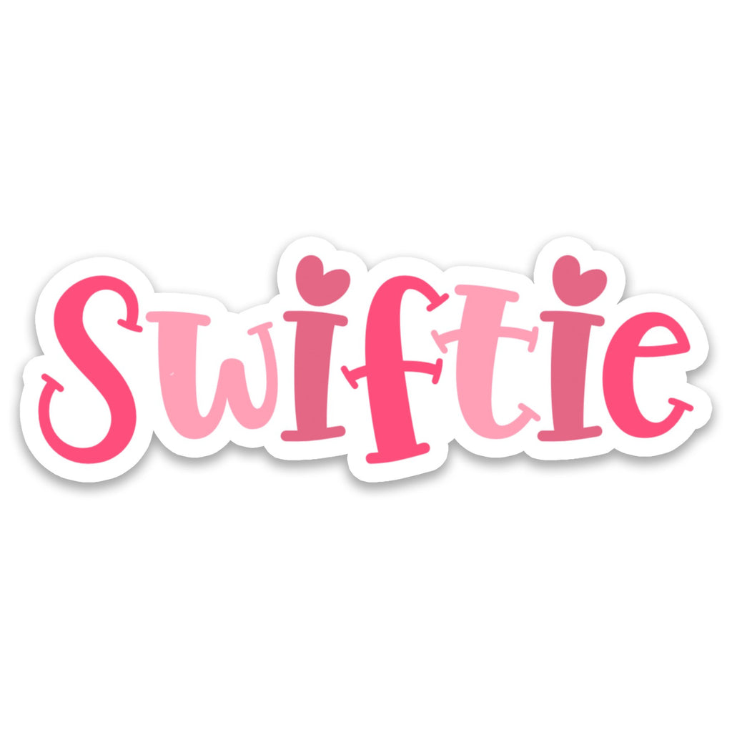 Pink Swiftie Sticker.