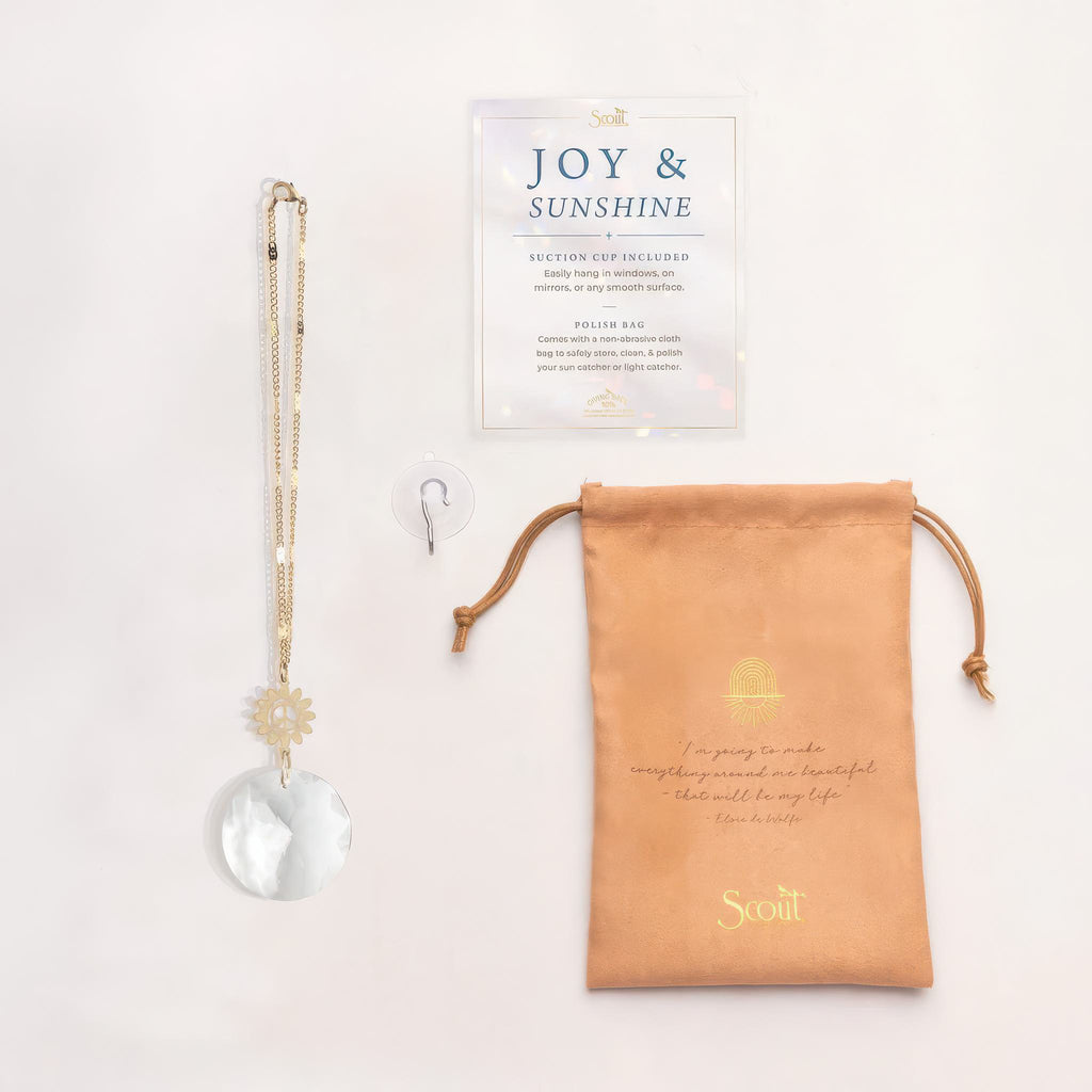 Pocket Suncatcher Peace Flower contents.