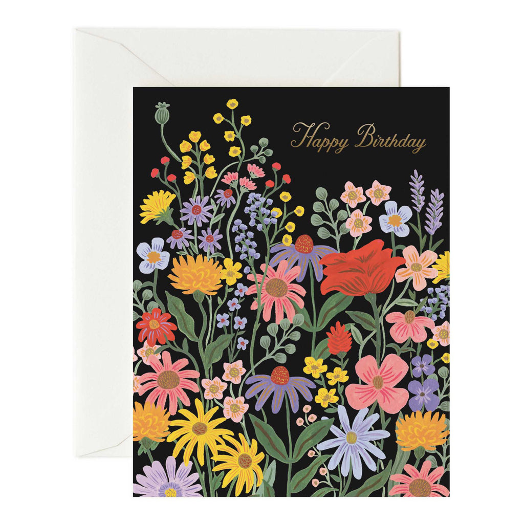 Prairie Garden Birthday Card.