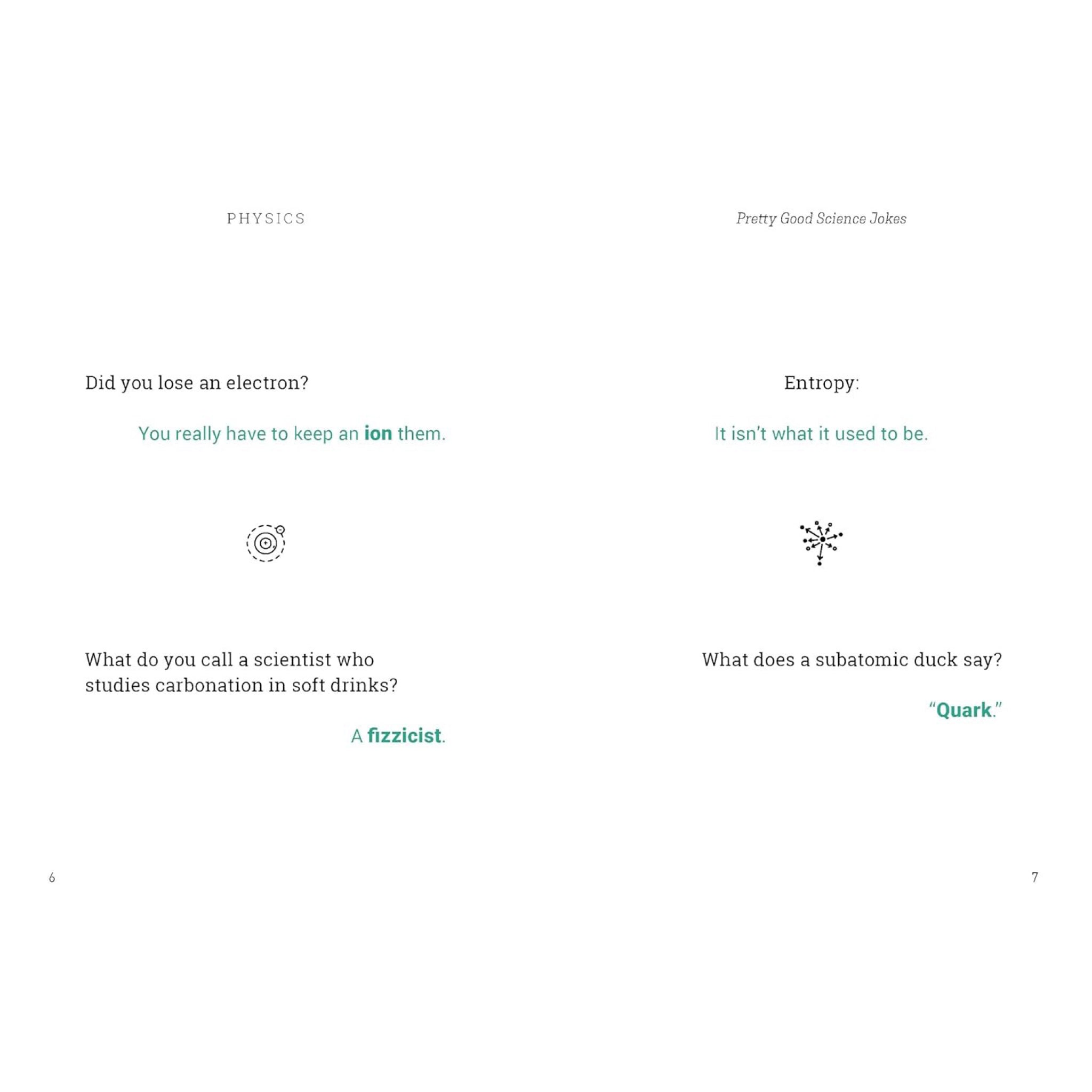 Good Science Comebacks Pretty Good Science Jokes | Chronicle Books – Outer Layer