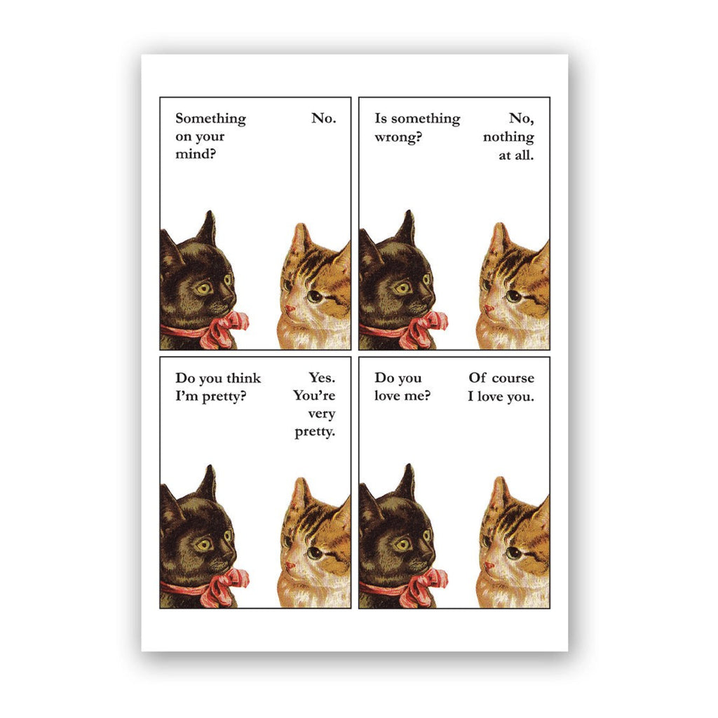 Pretty Kitties Greeting Card.