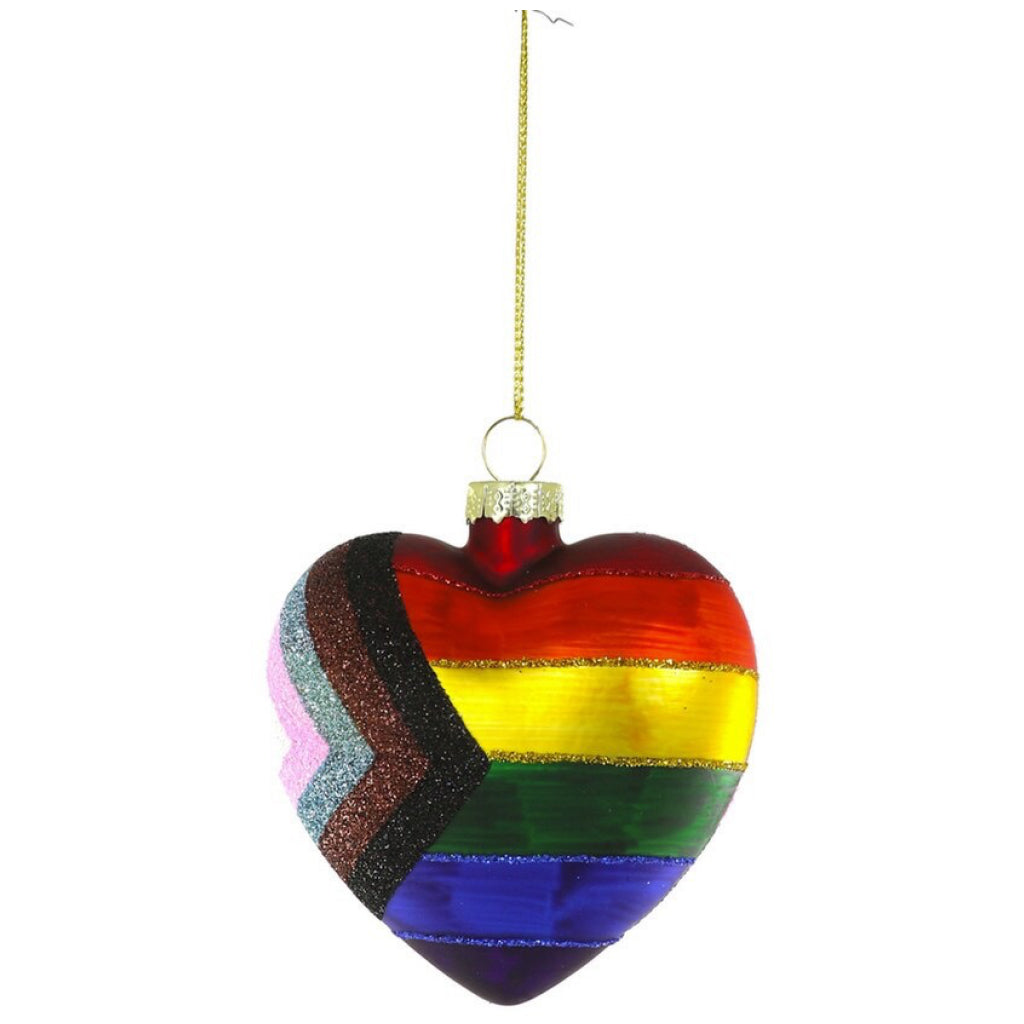 Pride Heart Ornament.