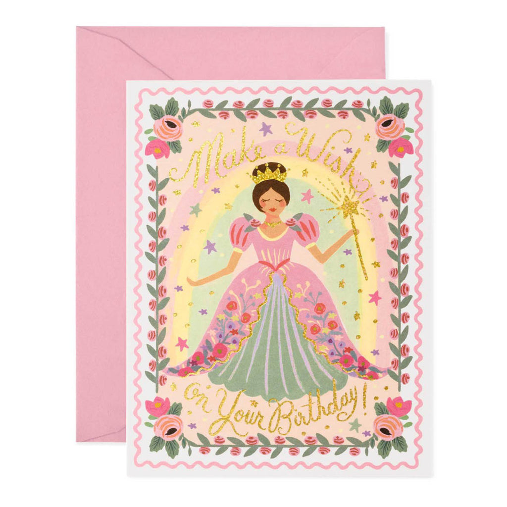 Princess Birthday Card.