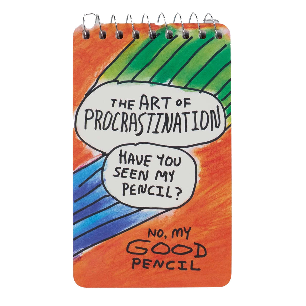 Procrastination Spiral Notebook.