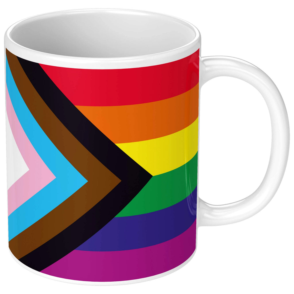 Progress Pride Flag Mug.