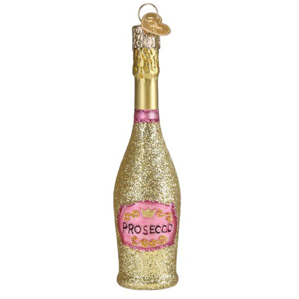 Prosecco Bottle Ornament.