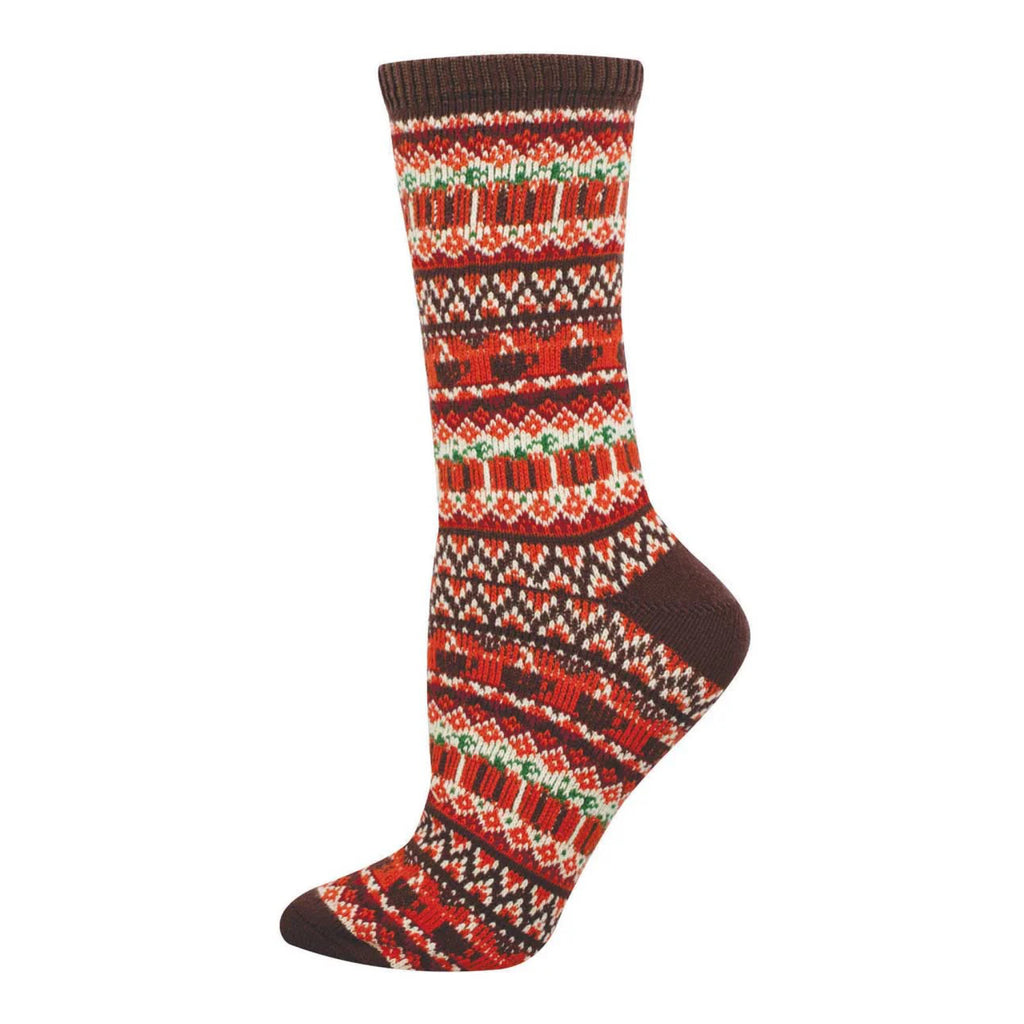 Pumpkin Spice Is Nice Sweater Socks Orange.