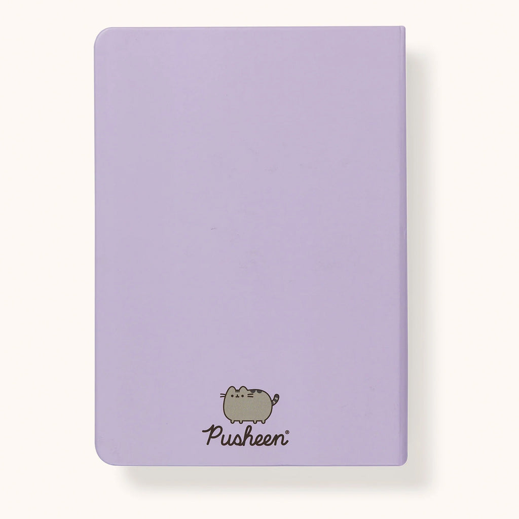 Pusheen Smile Every Day Patch Notebook back view.