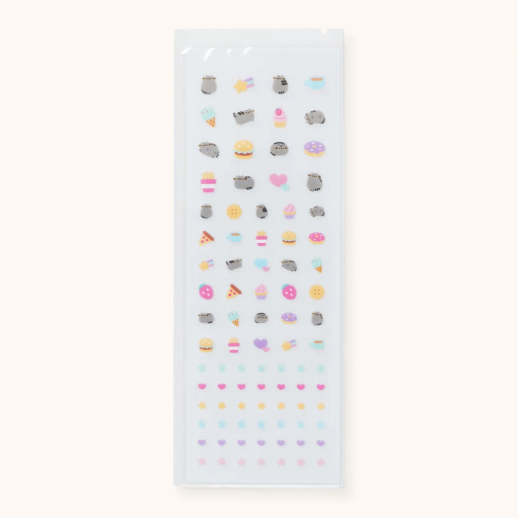 Pusheen Tasty Treats Nail Stickers contents.