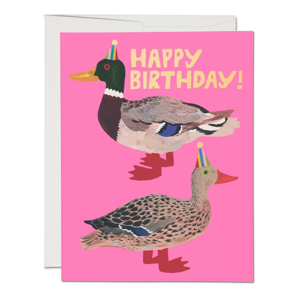 Quacky Birthday Greeting Card.