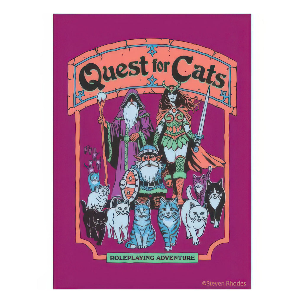 Quest For Cats Steven Rhodes Magnet.