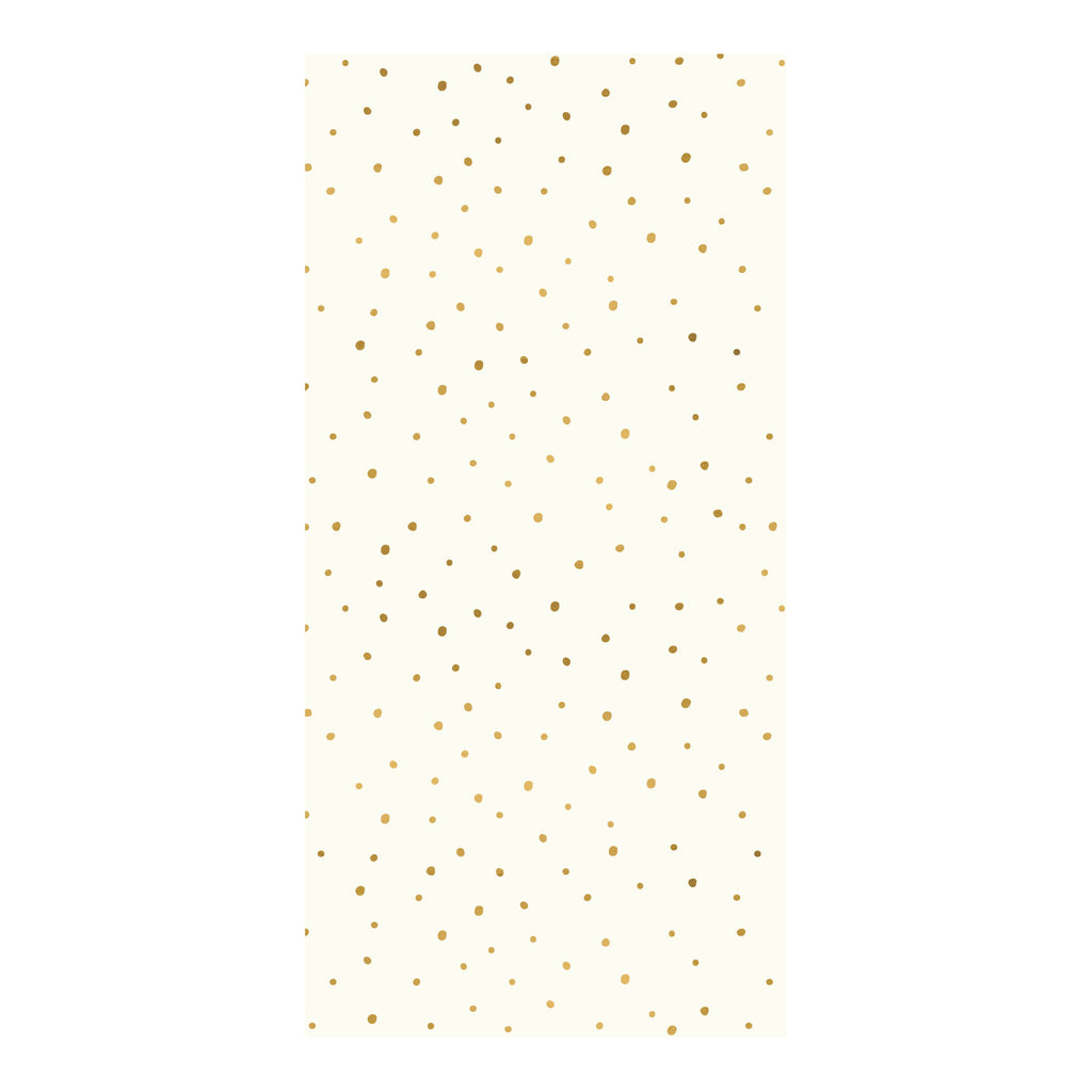 Random Gold Flecks Ivory Tissue Paper.