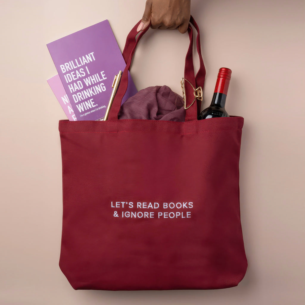 Read Books & Ignore People Tote.