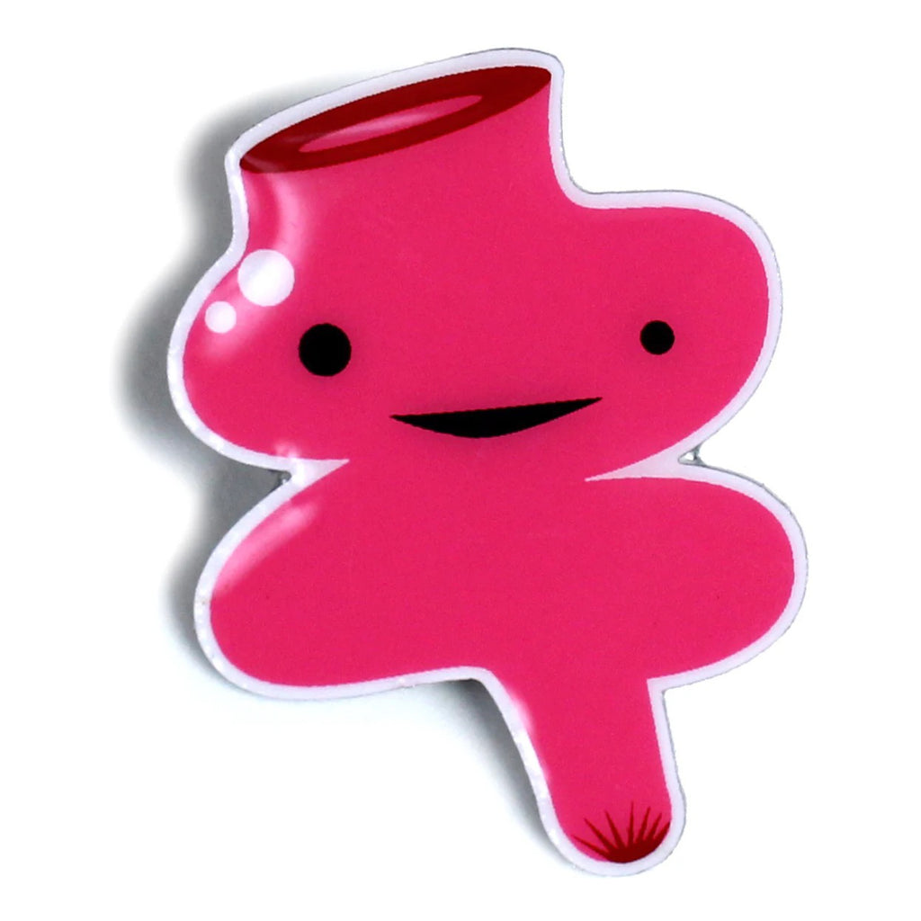 Rectum Lapel Pin.