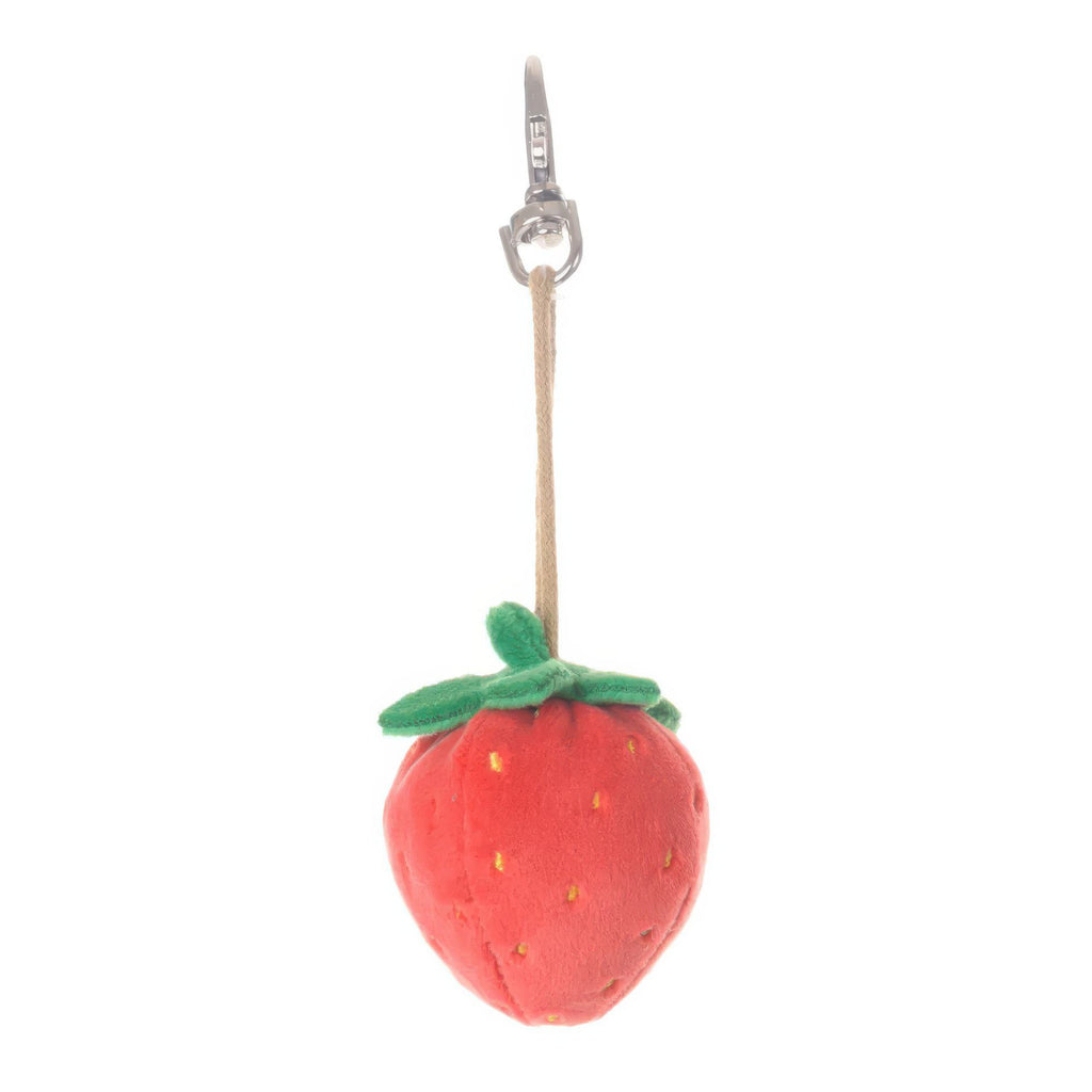 Red Strawberry Bag Charm.