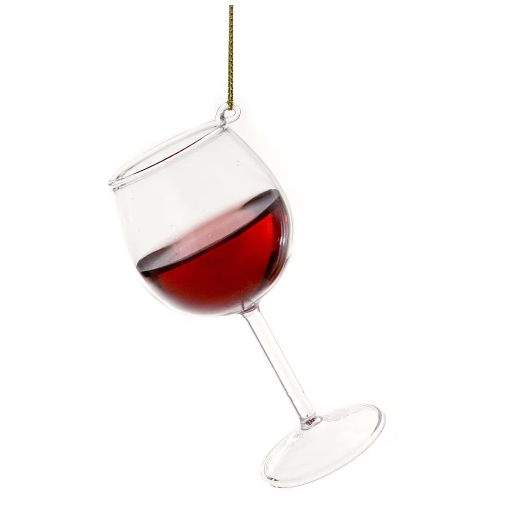 Red Wine Glass Ornament Ornament.