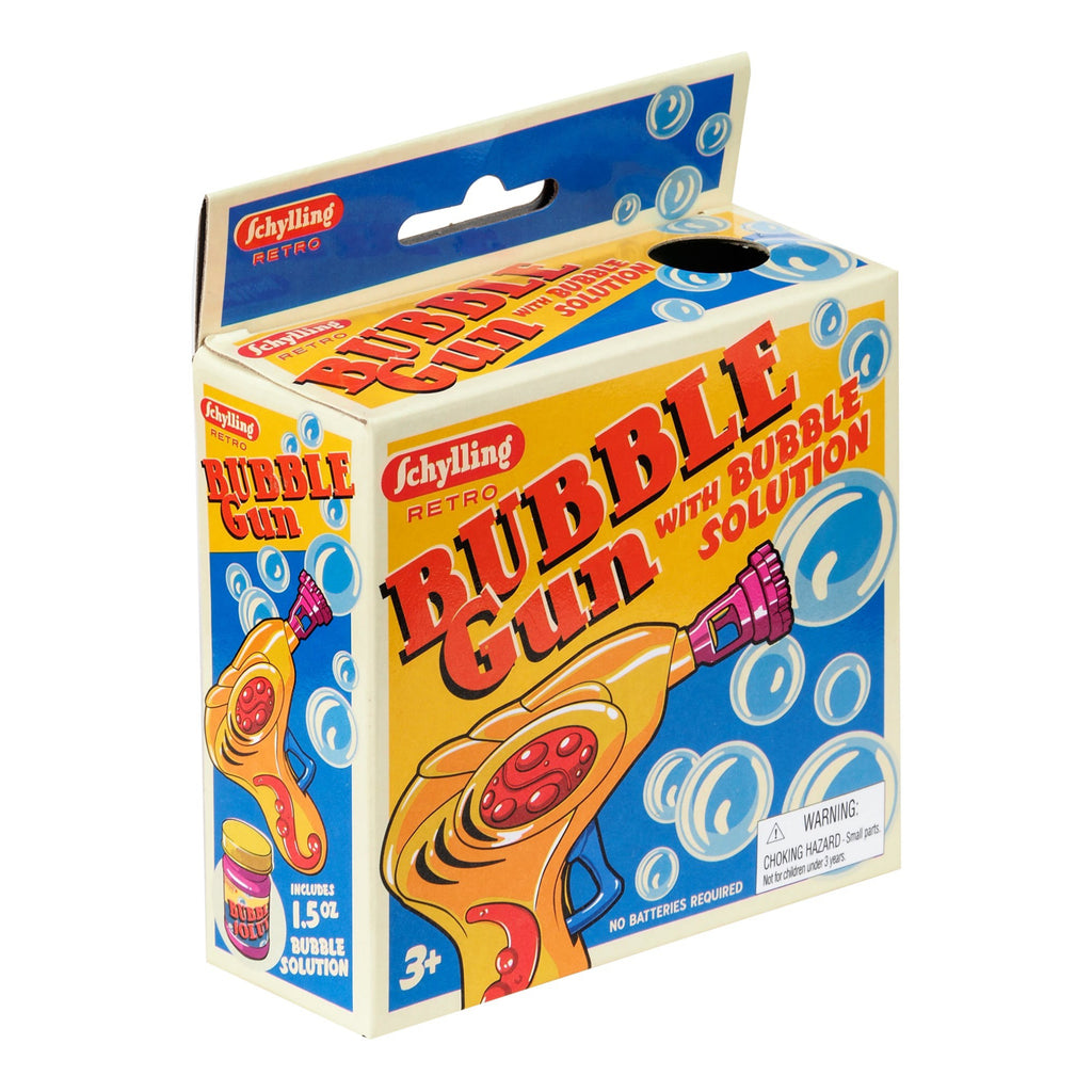Retro Bubble Gun packaging.