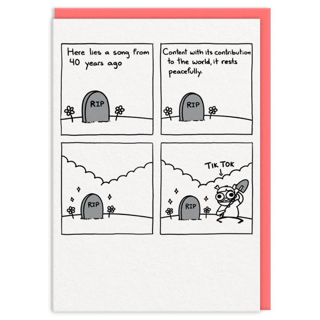 RIP Song Greeting Card.