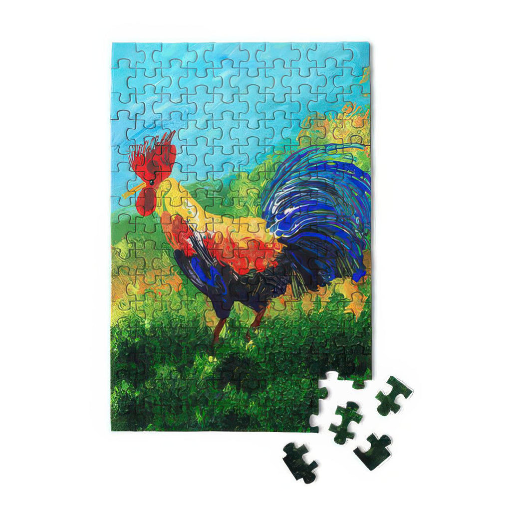 Rooster Mini Jigsaw Puzzle.