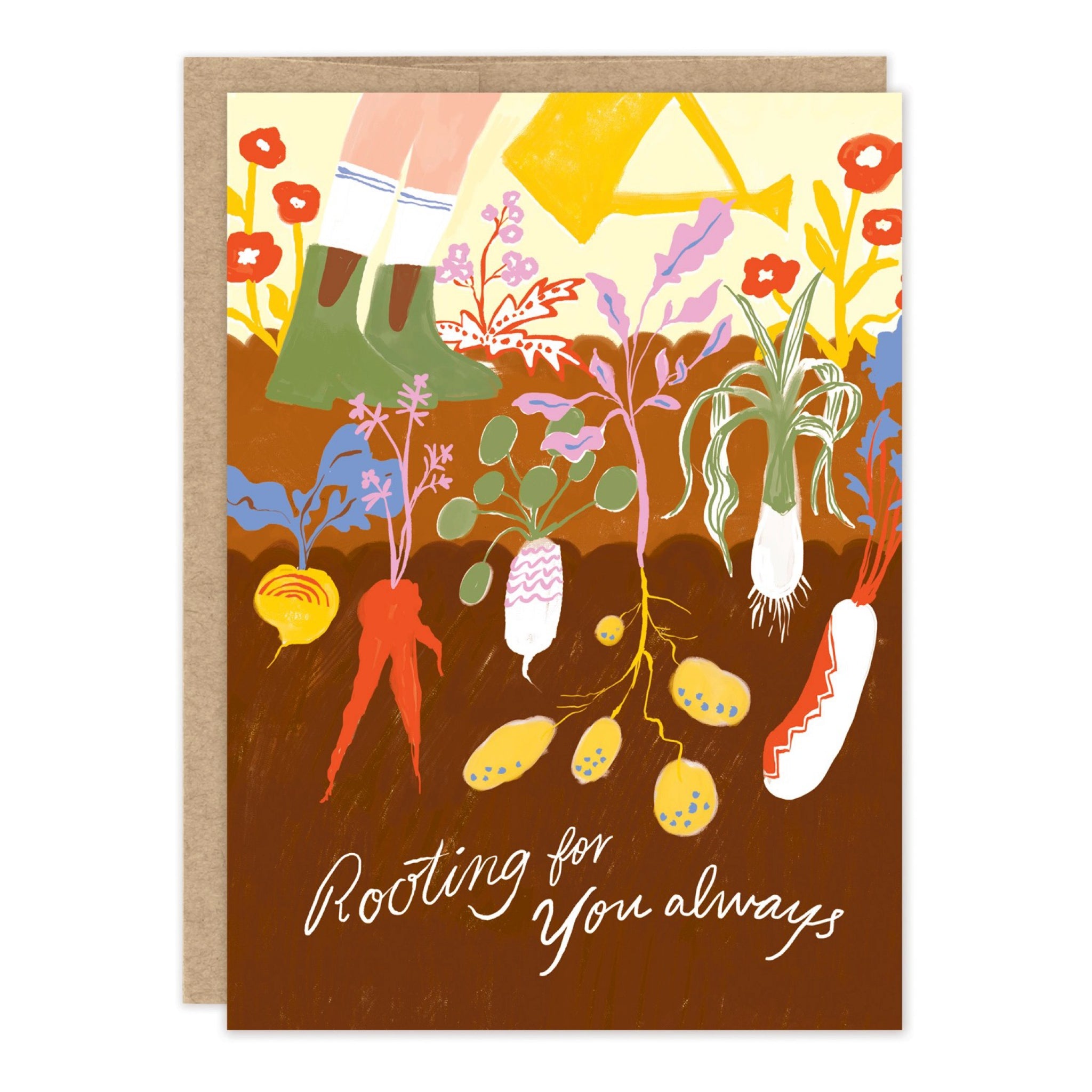 Rooting For You Encouragement Card | Biely & Shoaf – Outer Layer