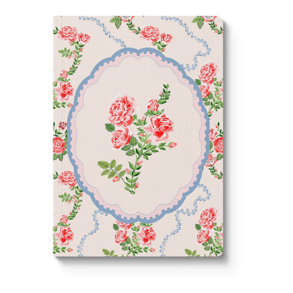 Rose Flutter Premium Paperback Notebook.
