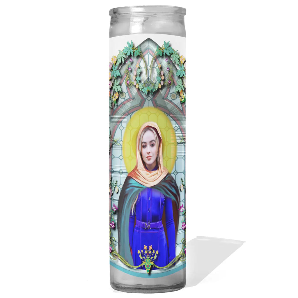 Sabrina Carpenter Celebrity Prayer Candle.