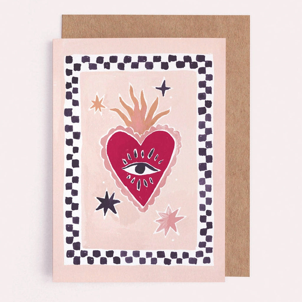 Sacred Heart Mini Card.