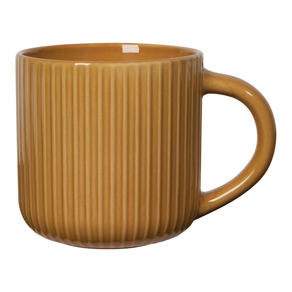 Saffron Fluted Mug.