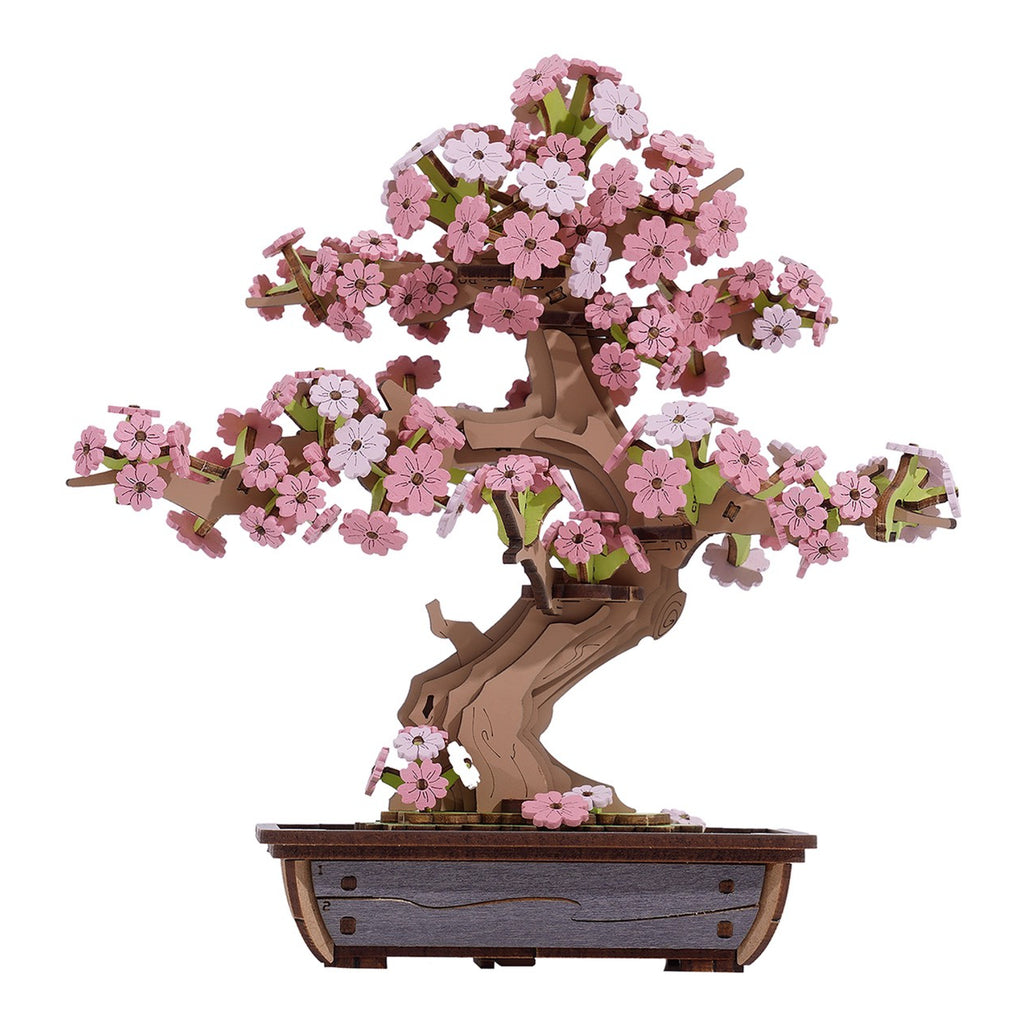 Sakura Bonsai Modern Wooden Puzzle.