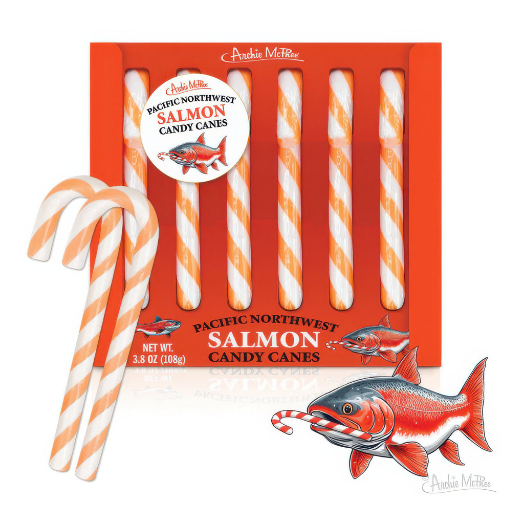 Salmon Candy Canes.