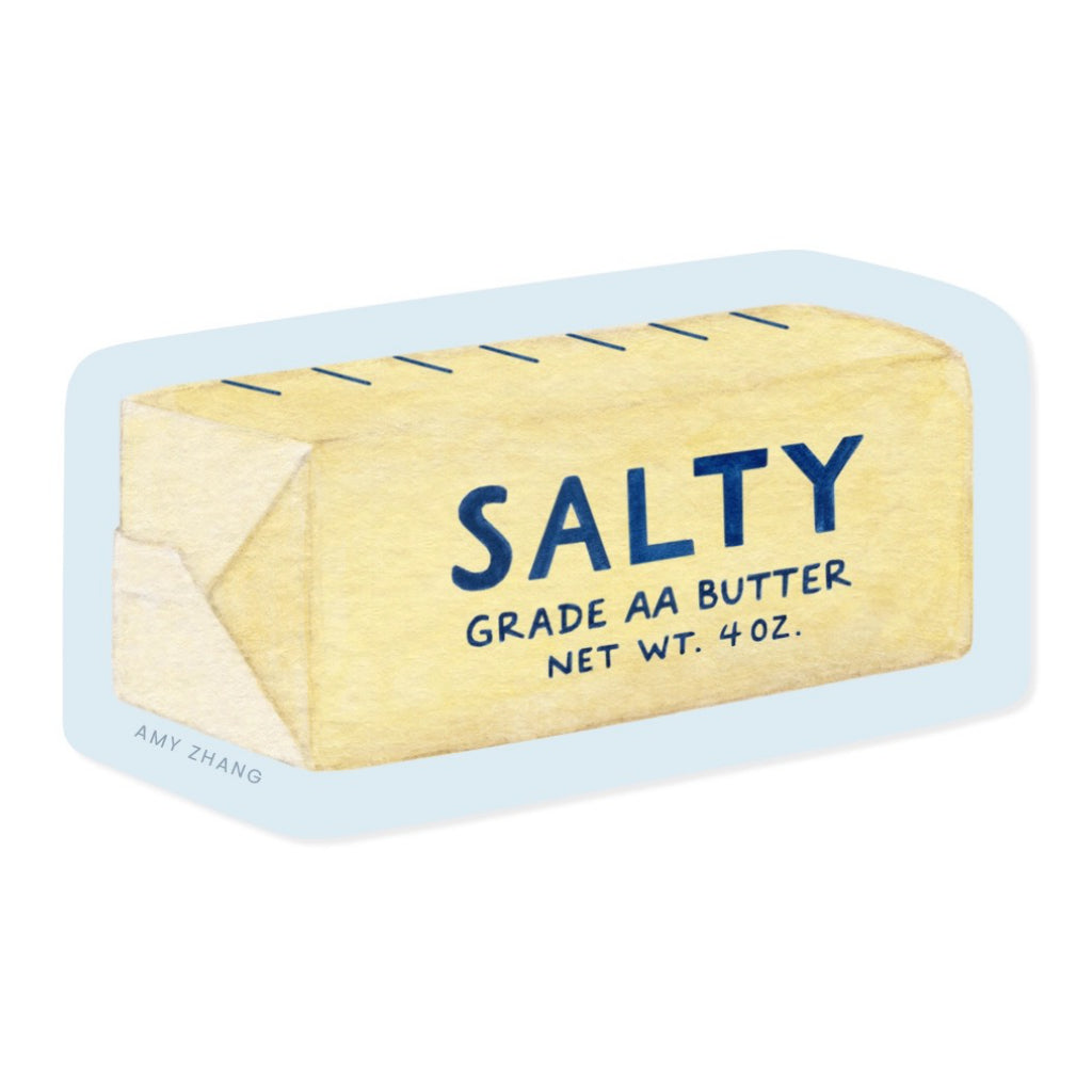 Salty Butter Sticker.