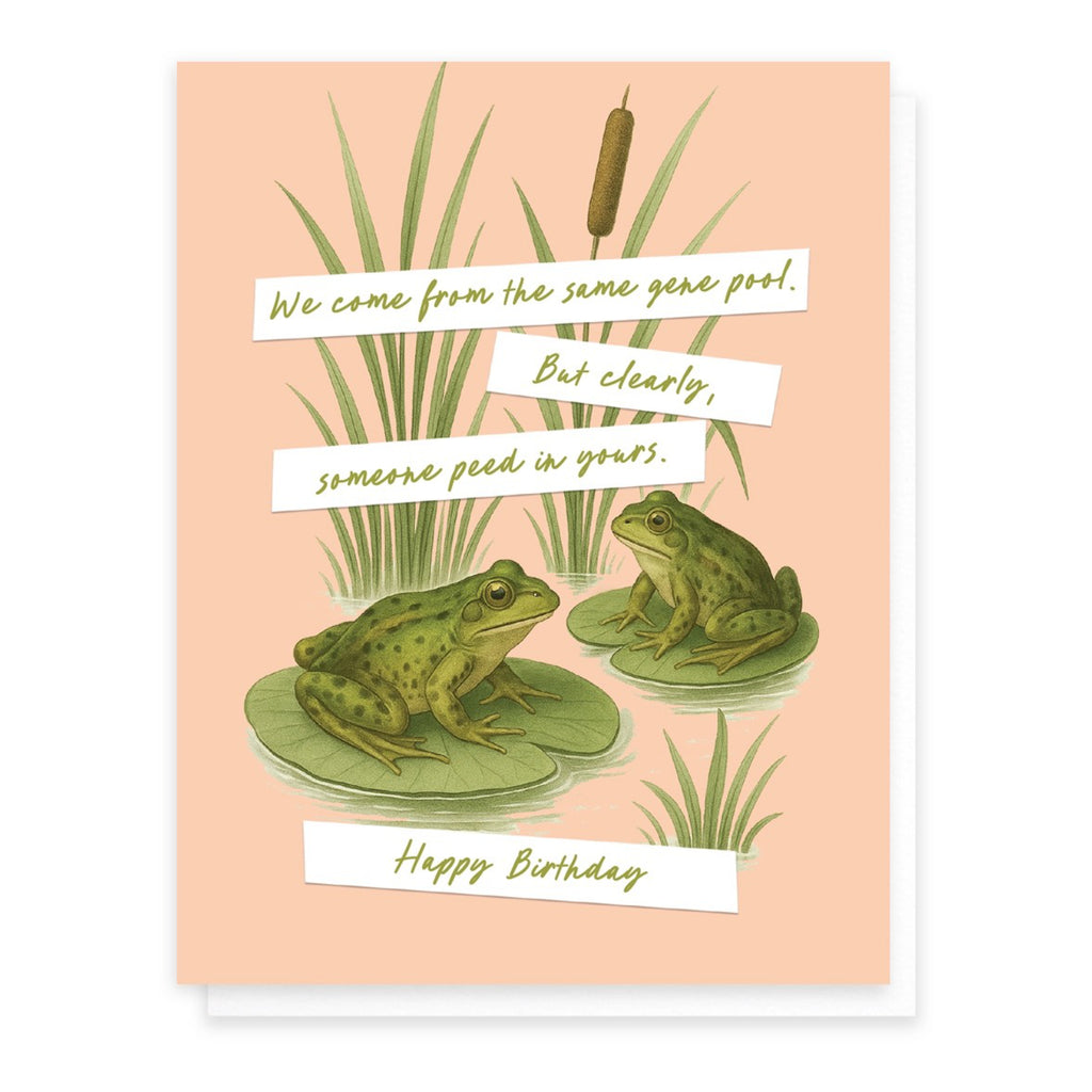 Same Gene Pool Birthday Card.
