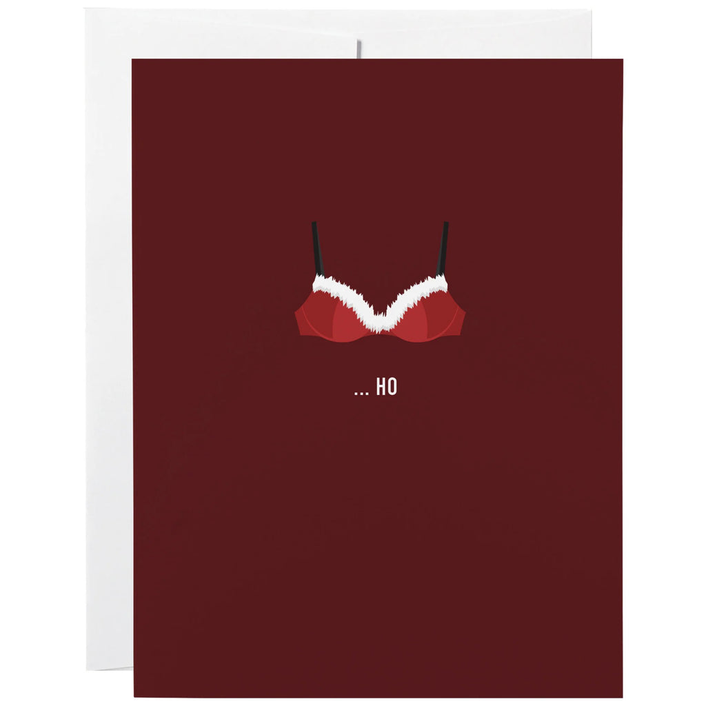 Santa Bra Card.