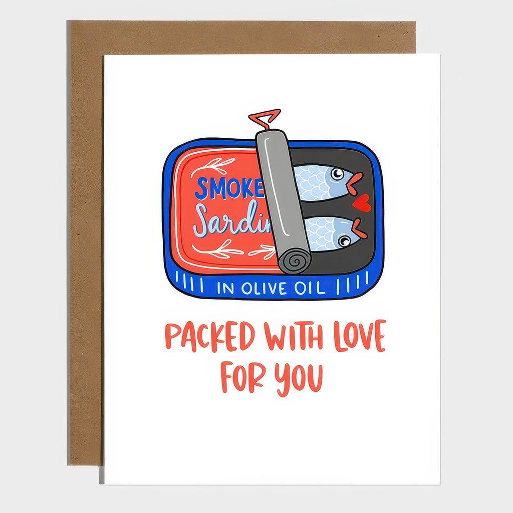 Sardines Love Card.