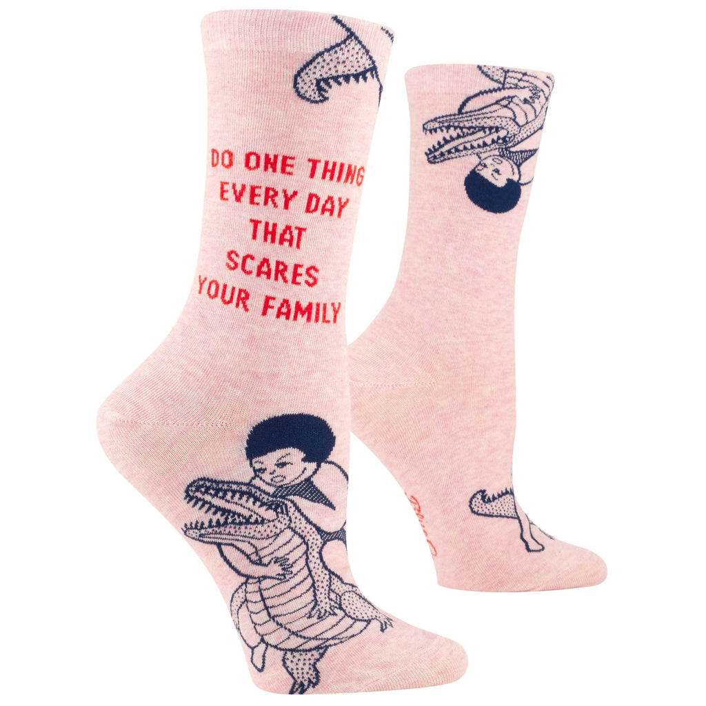 Scares Your Family Crew Socks.