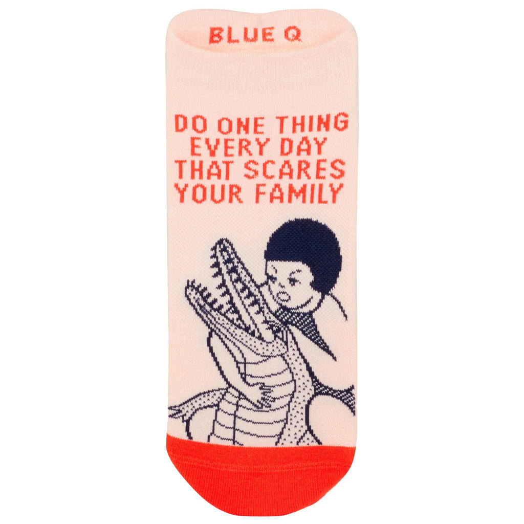 Scares Your Family Sneaker Sock.