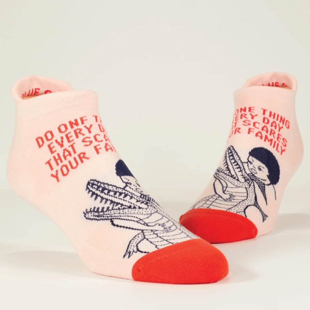 Scares Your Family Sneaker Socks S/M.