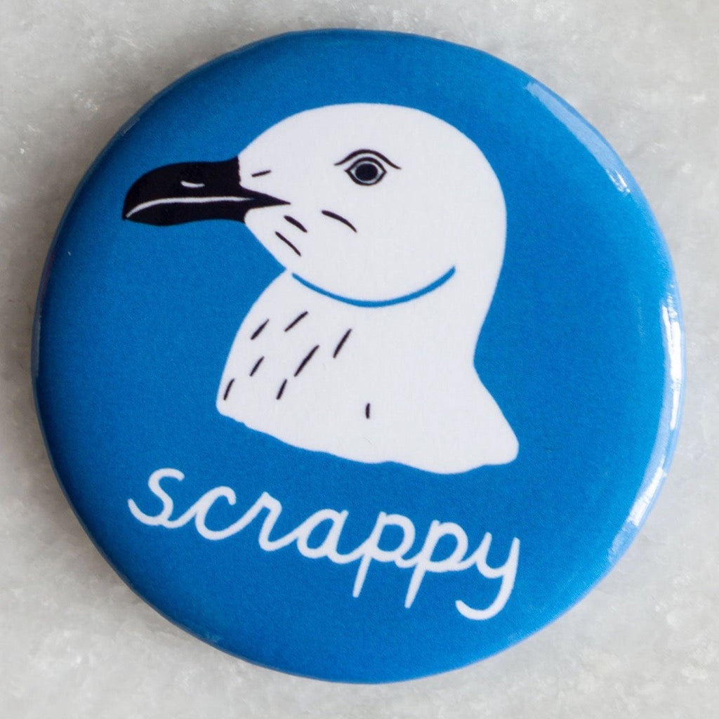 Scrappy Seagull Magnet.