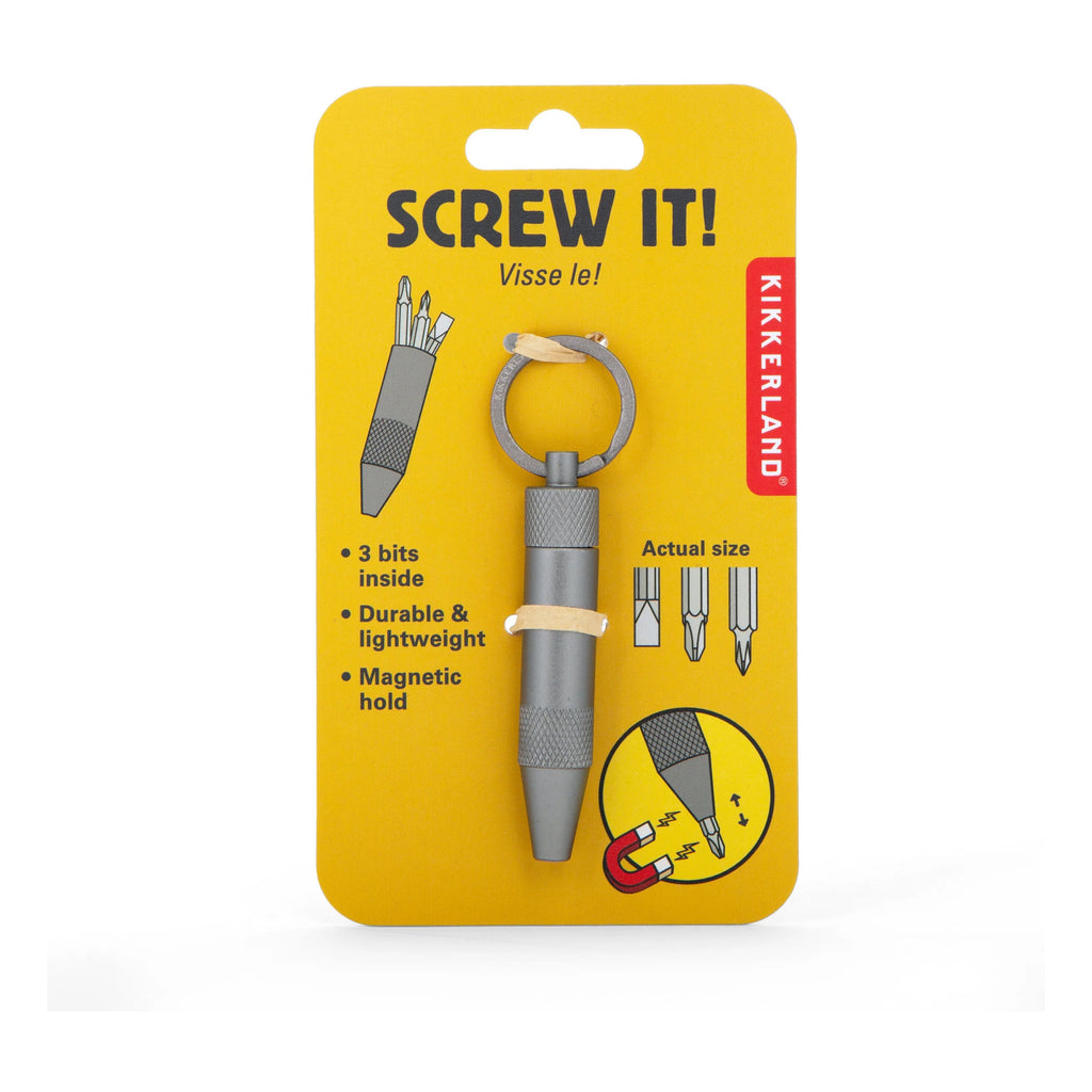 Screw It! Key Ring packaging.